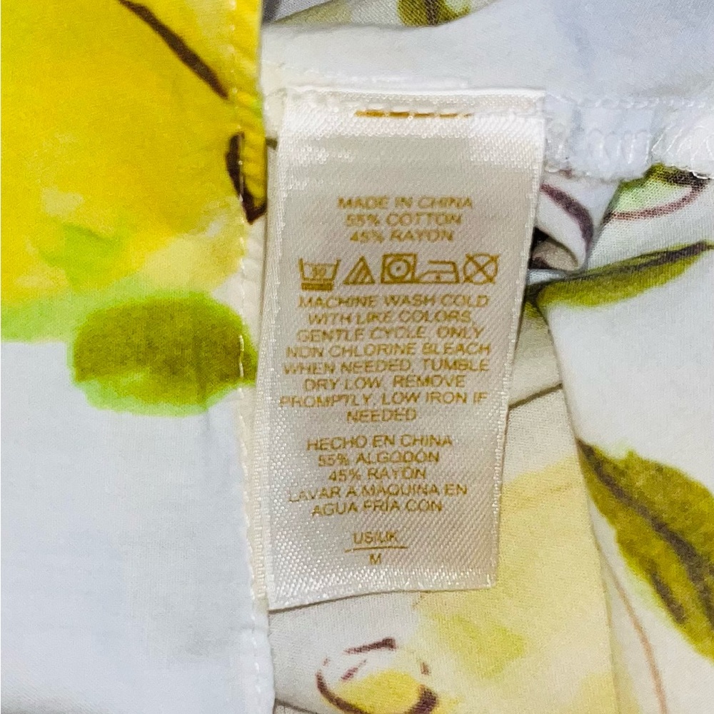 KATE SPADE Nightie Lemons Chemise sz M - Picture 7 of 8